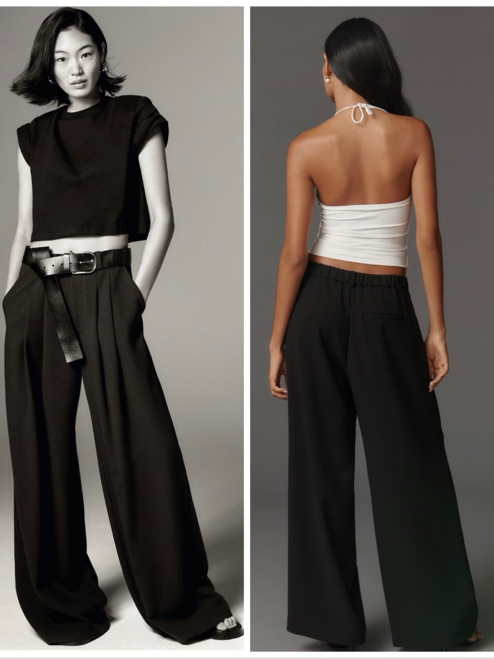Anthropologie The Avery Pleated Wide Leg Trousers By Maeve Size 12